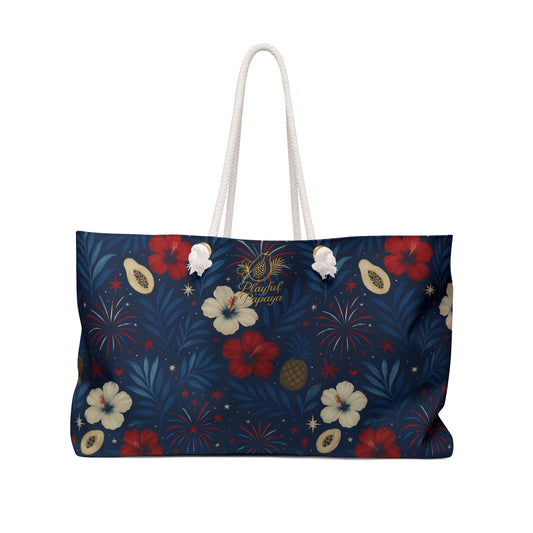 Firecracker Crush Weekender Tote Bag