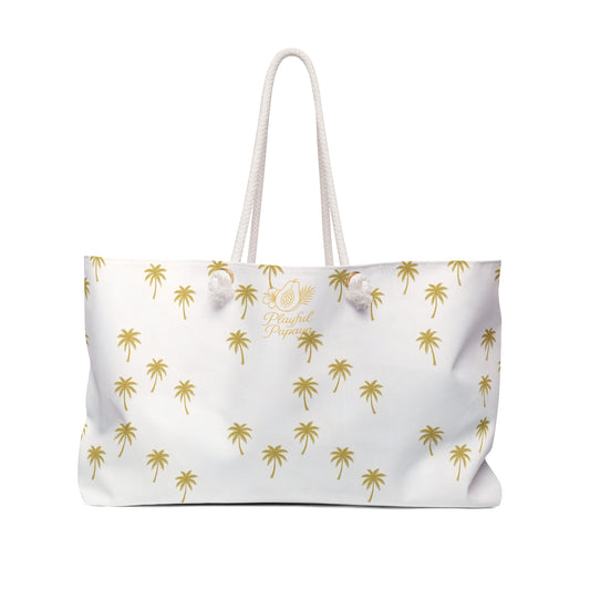 Palm Tease Weekender Tote Bag